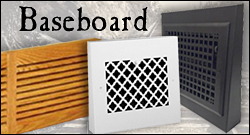 baseboard return air grilles