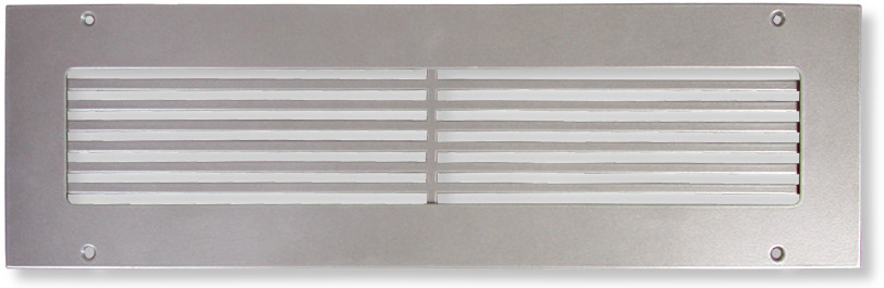 industrial warehouse return air grille front view