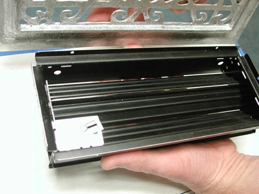 opera return air grille view of damper mechanism