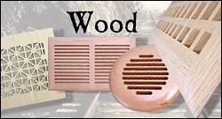 wood return air grilles